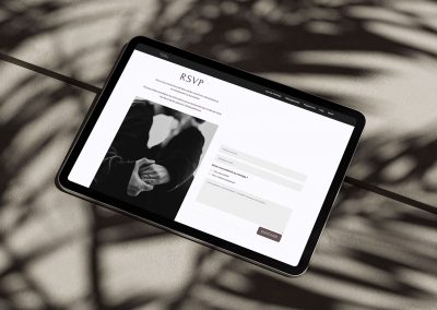 Création d&rsquo;un site de mariage personnalisé
