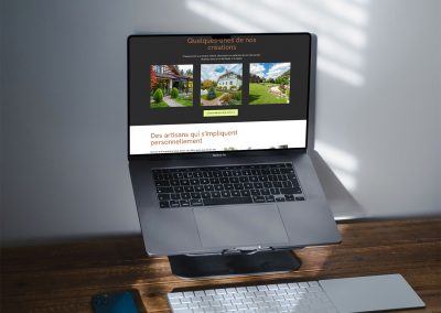 Création d&rsquo;un site internet pour paysagistes